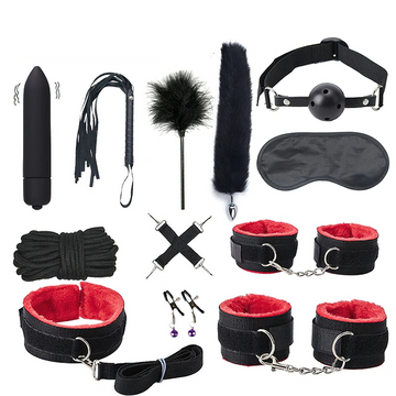 Erotic Fetish Kits / Nylon BDSM Bondage with Soft Plush / Sex Toys For Couples - EVE's SECRETS